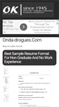 Mobile Screenshot of onda-drogues.com